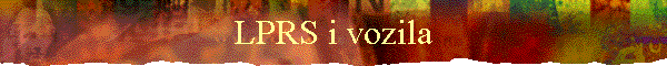 LPRS i vozila